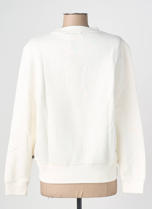 Hanorac serigrafie mâneci lungi alb LE TEMPS DES CERISES femme