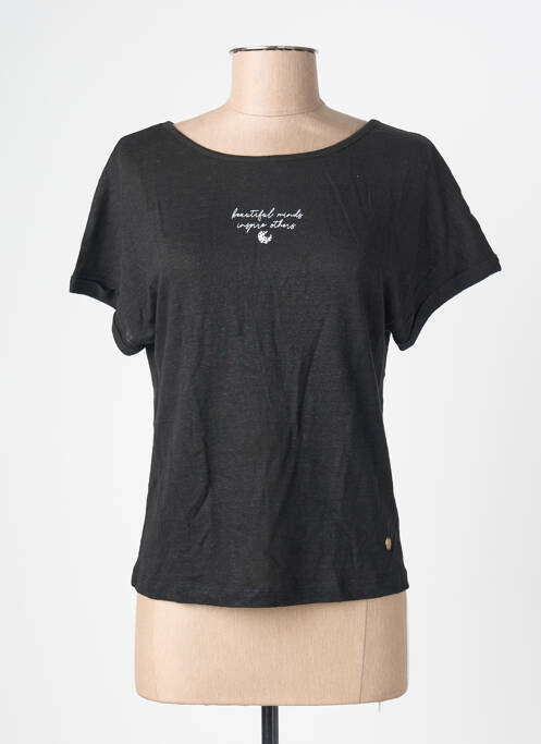 Top mâneci scurte mâneci scurte negru LES TROPEZIENNES PAR M.BELARBI femme