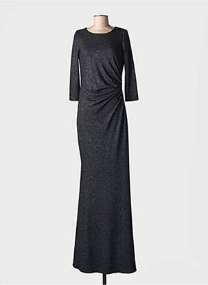Rochie lungă mâneci lungi mâneci lungi negru WEILL femeie