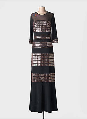 Rochie lungă mâneci lungi mâneci lungi negru JOSEPH RIBKOFF femeie