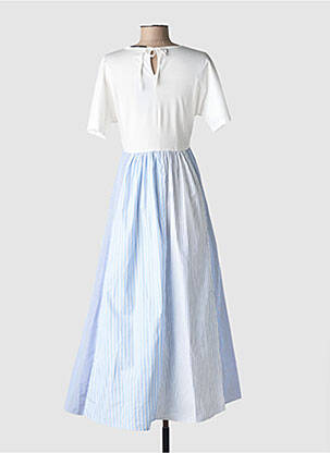 Rochie lungă mâneci scurte mâneci scurte albastru WEEKEND MAXMARA femeie
