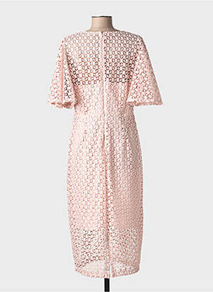 Rochie midi mâneci 3/4 mâneci 3/4 roz JOSEPH RIBKOFF femeie