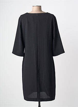 Rochie midi mâneci 3/4 mâneci 3/4 negru FUEGO1 femeie