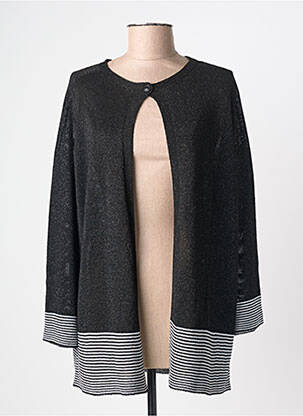 Vestă cu mâneci lungi elasticitate negru VOYAGE BY MARINA RINALDI femme