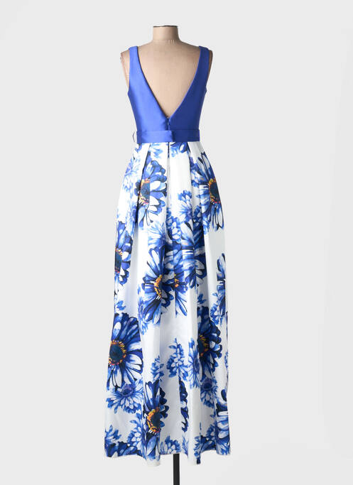 Rochie lungă imprimeu floral fără mâneci albastru PROMULIAS femme