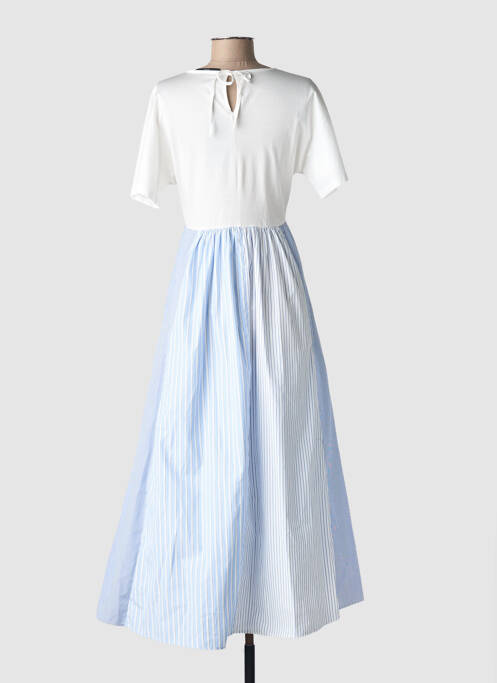 Rochie lungă mâneci scurte mâneci scurte albastru WEEKEND MAXMARA femme