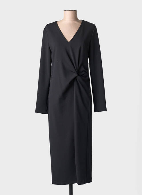 Rochie lungă mâneci lungi mâneci lungi negru JOSEPH RIBKOFF femme