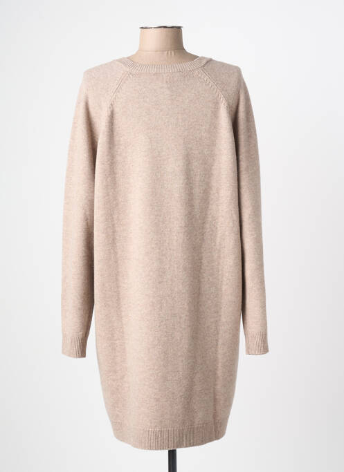 Rochie pulover țesătură melanj mâneci lungi bej GERARD DAREL femme