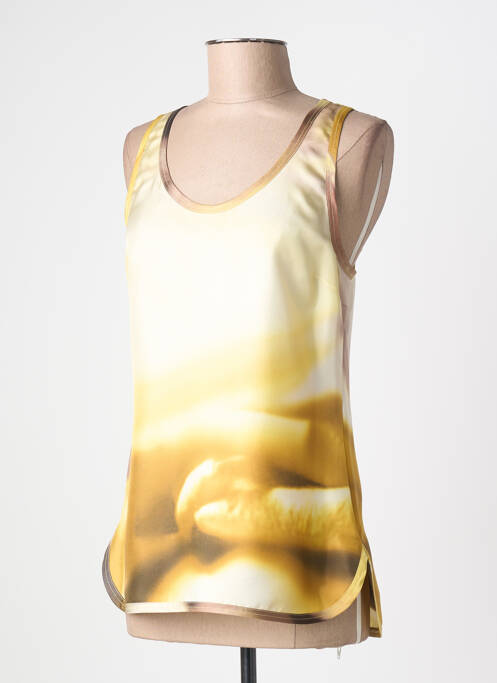 Top croială fluidă fără mâneci bej MAXMARA femme