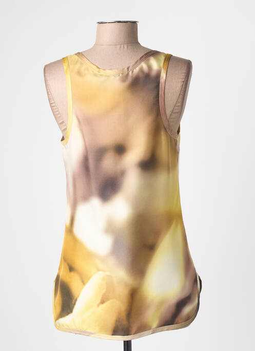 Top croială fluidă fără mâneci bej MAXMARA femme