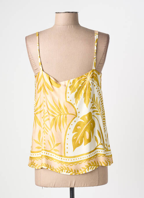 Top guler pătrat bretele subțiri bej BLEU BLANC ROUGE femme