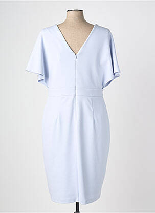 Rochie midi țesătură crep mâneci scurte albastru JOSEPH RIBKOFF femeie