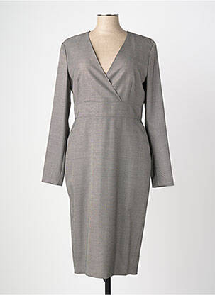 Rochie midi mâneci lungi mâneci lungi negru MAXMARA femme