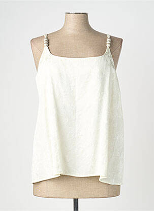 Top croială fluidă bretele subțiri bej BLEU BLANC ROUGE femme