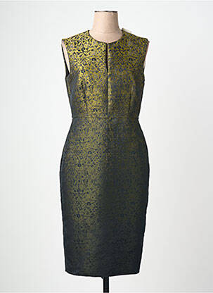 Rochie midi fără mâneci fără mâneci verde MAX MARA femeie