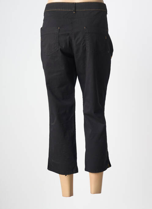 Pantalon trei sferturi elasticitate mărime normală negru FUEGO WOMAN femme