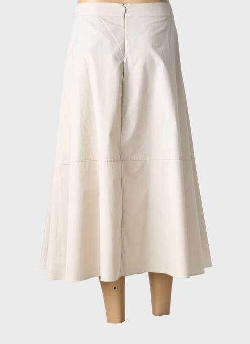 Fustă lungă închidere cu fermoar la spate bej MAXMARA femme