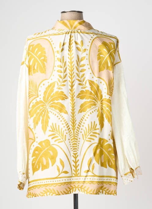 Cămașă imprimeu fantezie mâneci lungi verde BLEU BLANC ROUGE femme