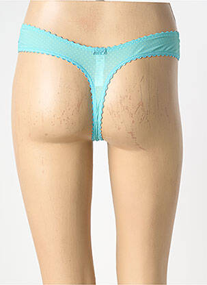 Tanga broderie albastru MARIE JO femeie