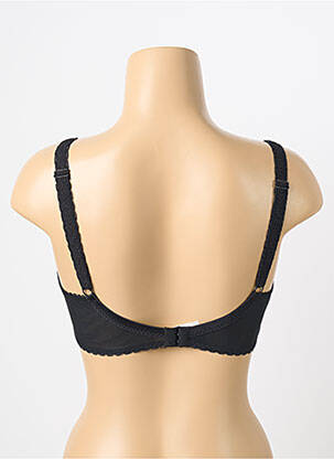 Sutien broderie sutien cupe întregi cu decolteu înalt negru ALLUMETTE femeie