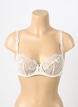 Sutien broderie alb SIMONE PERELE femeie