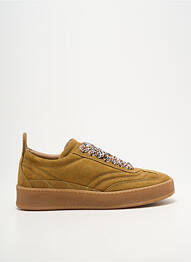 Adidași vârf rotund toc plat până la 3 cm maro MELINE femme