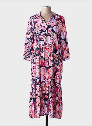 Rochie lungă mâneci lungi mâneci lungi roz STREET ONE femeie