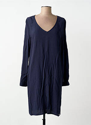 Rochie midi mâneci lungi mâneci lungi albastru LPB femeie