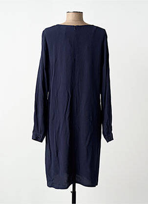Rochie midi mâneci lungi mâneci lungi albastru LPB femeie