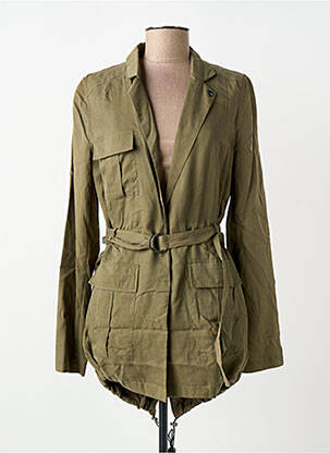 Jachete casual guler tip costum verde LPB femeie