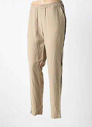 Pantalon buzunare bej GEISHA femeie