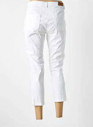 Pantalon trei sferturi elasticitate mărime normală alb C'EST BEAU LA VIE femeie