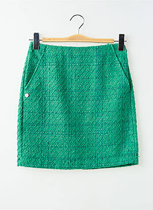 Fustă scurtă buzunare verde STREET ONE femme