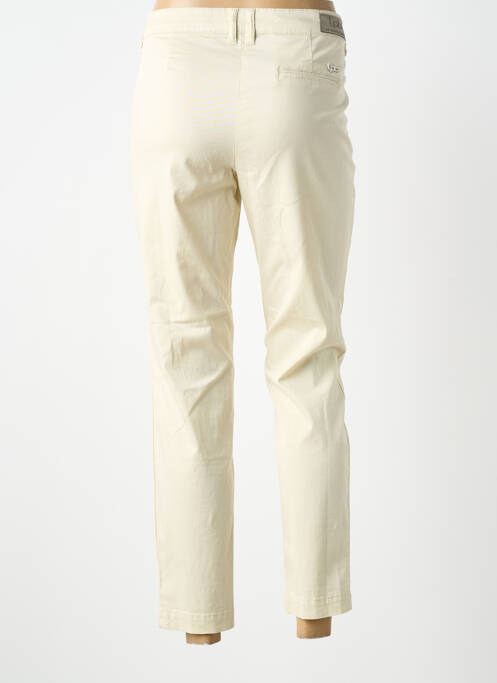 Pantalon 7/8 închidere cu fermoar sub clapetă cu nasturi bej LPB femme