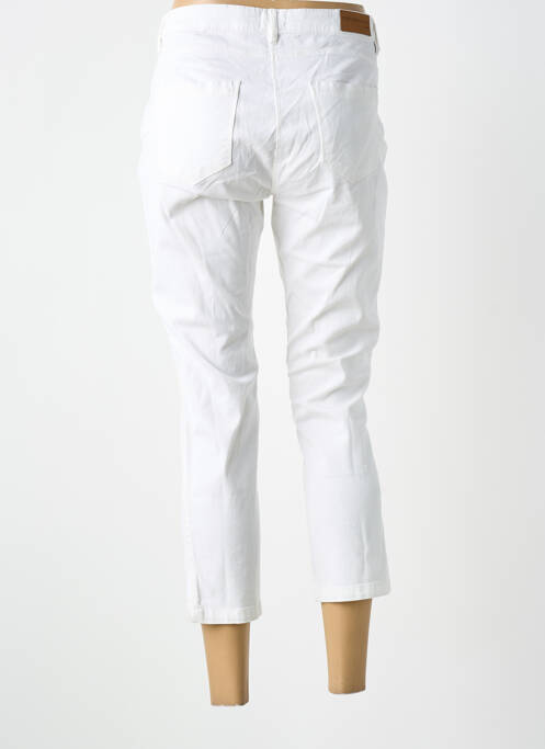 Pantalon trei sferturi elasticitate mărime normală alb C'EST BEAU LA VIE femme