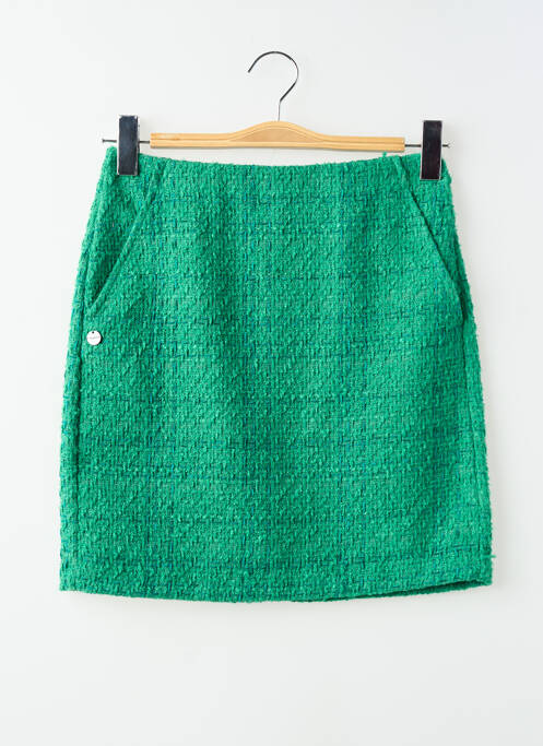 Fustă scurtă buzunare verde STREET ONE femme