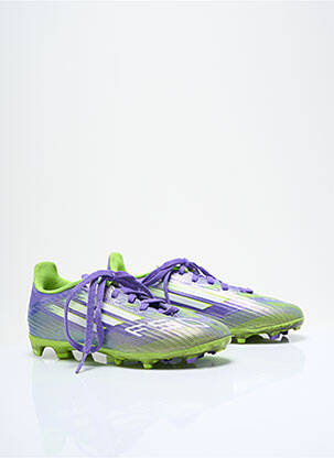 Adidași sport fotbal vârf rotund violet ADIDAS copil