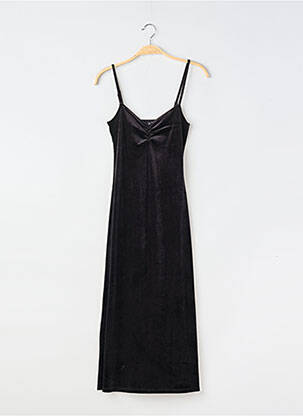 Rochie midi croială cambrată bretele subțiri negru DIVIDED H&M femeie
