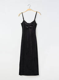 Rochie midi croială cambrată bretele subțiri negru DIVIDED H&M femme
