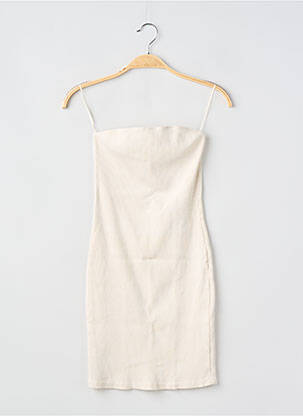Rochie scurtă fără mâneci fără mâneci alb MANGO femeie