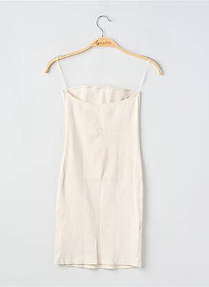 Rochie scurtă fără mâneci fără mâneci alb MANGO femeie