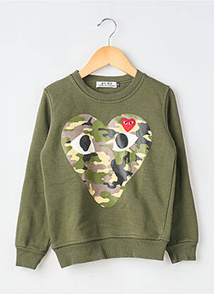 Hanorac mâneci lungi mâneci lungi verde COMME DES GARCONS fată