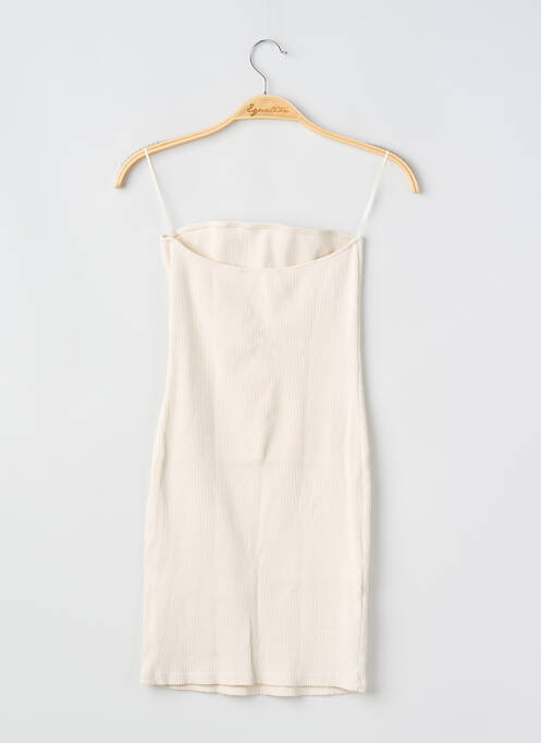 Rochie scurtă fără mâneci fără mâneci alb MANGO femme