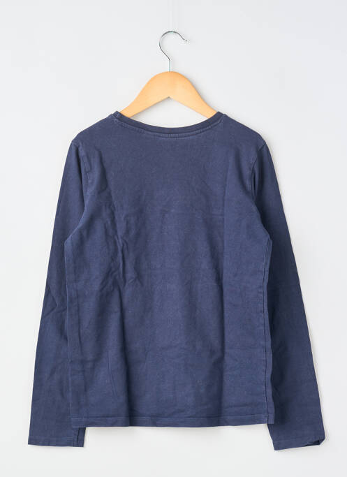 Tricou mâneci lungi mâneci lungi albastru OKAÏDI garcon