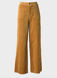 Pantalon evazat croială evazată bej SURKANA femeie