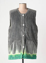 Jachete casual guler rotund gri DROLATIC femme