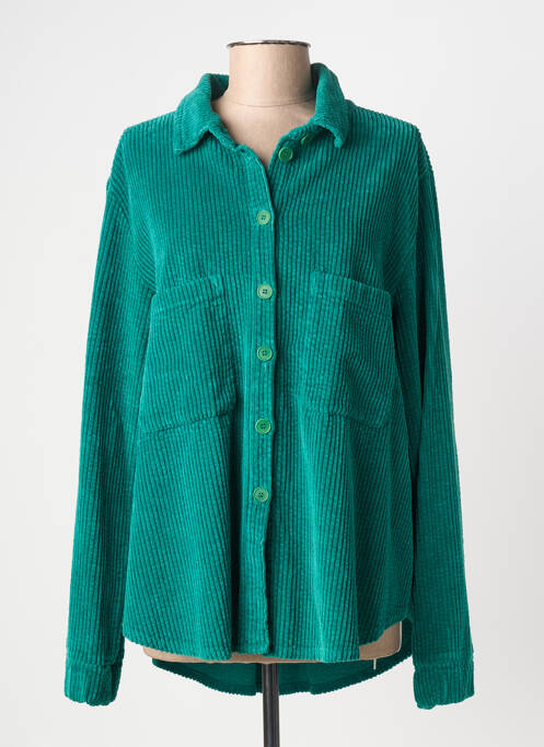 Jachete casual croială dreaptă verde DROLATIC femme