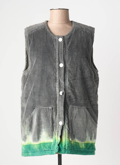 Jachete casual guler rotund gri DROLATIC femme