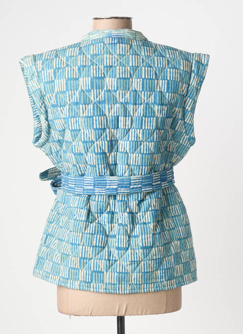 Jachete casual guler rotund albastru CHICOSOLEIL femme