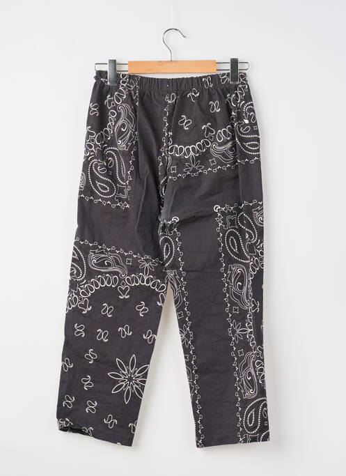 Pantalon trei sferturi croială dreaptă mărime normală negru AROMA femme